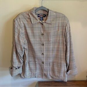 Ruff hewn Vintage plaid blazer Jacket Shacket Large